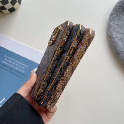 CH  iPhone Case Leather Black -QBK240513-GTOCASE