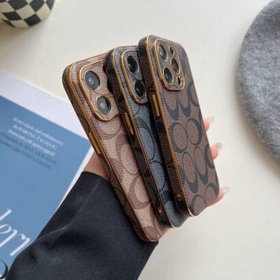 CH  iPhone Case Leather Light Brow -QBK240513-GTOCASE