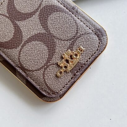 CH  iPhone Case With Card Holder  Coffe  -KB241651-GTOCASE