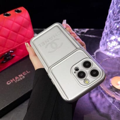 CC iPhone Case Leather Silver -YP241512-GTOCASE