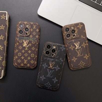 Classic Monogram iPhone Case With Card Holder -Black printing-CHD231124-GTOCASE