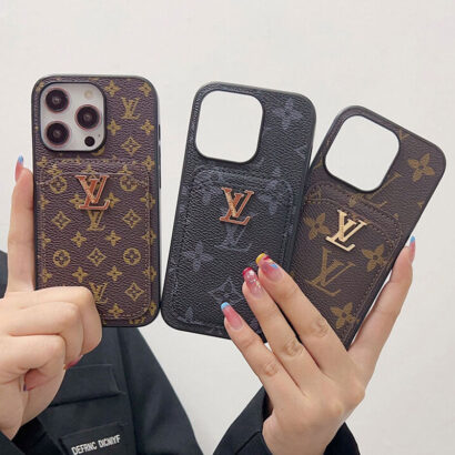 Classic KK iPhone Case With Card Holder -Big printing-KKD240313-GTOCASE