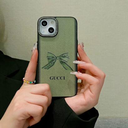 GG iPhone Case Green -ZSK240330-GTOCASE