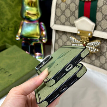 GG iPhone Case Green -ZSK240330-GTOCASE