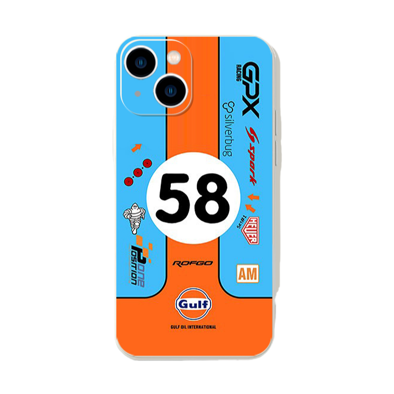 iPhone 16 Pro Max Case - Ultra Thin & Lightweight Style F/G/H/I/J McLaren Gulf Racing Phone Cover for Sports Fans¡ꡧ?¡ä???