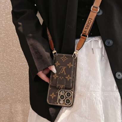 Premium LV Series 2.0 : Multi-Function iPhone Wallet Case