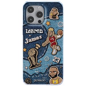 B2 Men's Basketball Art Shockproof Phone Case for iPhone 16 Pro Max/15 Pro Max - Vibrant hand-painted design with military-grade drop protection, perfect fit for all ports.