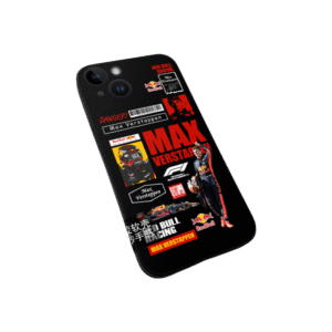 Shockproof full coverage iPhone 16 Pro Max case with eagle sand grip, ultra-thin racing series black silicone case for protection and style