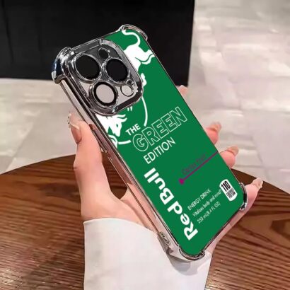 Ultra Durable Shockproof Green Red Bull Phone Case for iPhone 15 Pro Max - Military-Grade Drop Protection & Fade-Resistant Print