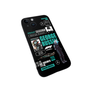 Racing Series Black Silicone Case for iPhone 16 Pro Max - Shockproof Full Coverage & Ultra-Thin Eagle Grip Design - Best iPhone 16 Pro Max Case