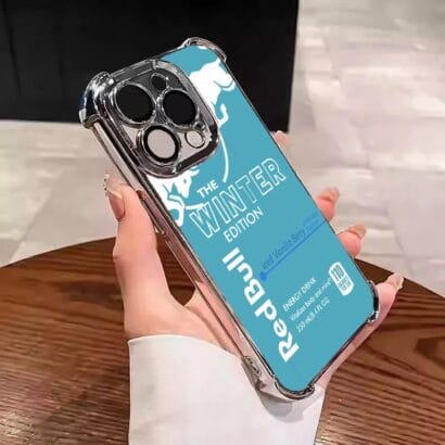 Vibrant Blue Green Red Bull Phone Case with shockproof air cushion corners for iPhone 15 Pro Max - Trendy unique design & perfect fit