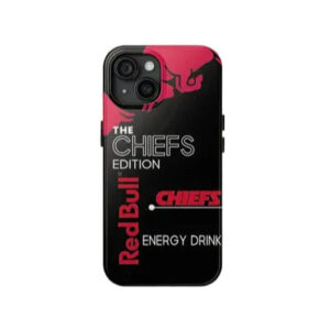 Slim Red Bull design phone cover for iPhone 14/13/12, precise button cutouts with shock-absorbing TPU+PC dual layer protection, scratch-resistant