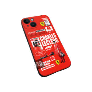 S16 Racing Red Silicone iPhone 16 Pro Max Case - Ultra-Thin Anti-Slip Protection with Precise Fit for Secure Grip & Sleek Design