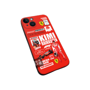 S01 Racing Red Silicone Shockproof Case for iPhone 16 Pro Max - Ultra-thin sand texture with 360° drop protection & precise cutouts