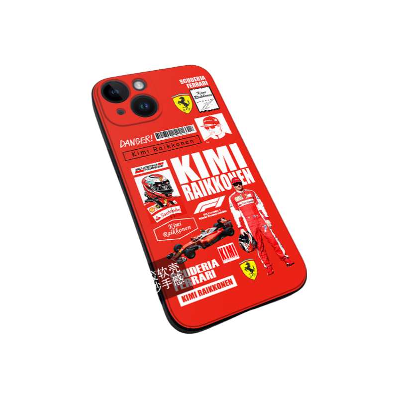 download_7dfe927f-2647-45f5-b4f2-2cd02ae1e7de S01 Racing Red Silicone Shockproof Case for iPhone 16 Pro Max - Ultra-thin sand texture with 360° drop protection & precise cutouts