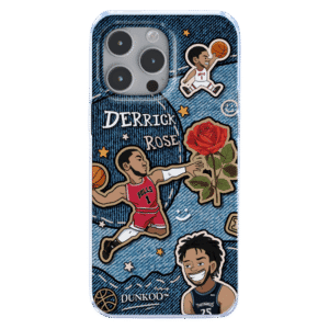 Hand-painted basketball iPhone case with shockproof protection for iPhone 16 Pro Max/15 Pro Max/14 Pro Max - Artistic sports-themed phone cover