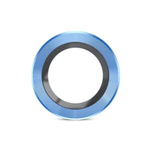 Stylish Blue Camera Lens Protector for iPhone 12/13/14 Pro Max - Scratch-Resistant Coating & Secure Photo Grip