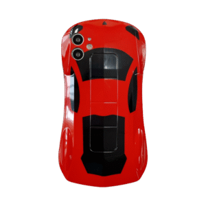 Premium glitter finish 3D car art phone case for iPhone 15 Pro Max/14 Pro Max - Shockproof bumper with raised bezels