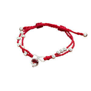 Spiritual 7 chakra energy bracelet with Tibetan fox charm, hand-knotted mala beads for women men, protective½ð¸սá knots
