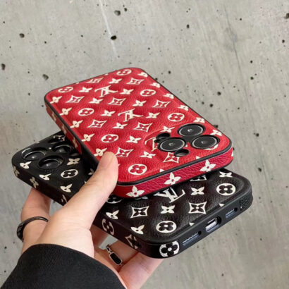 Red Monogram iPhone Case -QB231115-GTOCASE