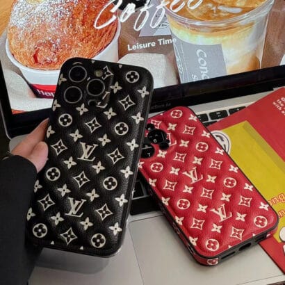 Black Monogram iPhone Case  -QB231115-GTOCASE