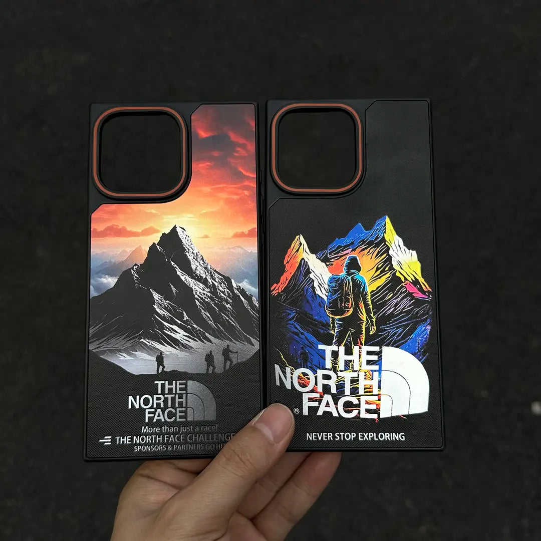 Fashionable outdoor iPhone16 case The North Face Mountain