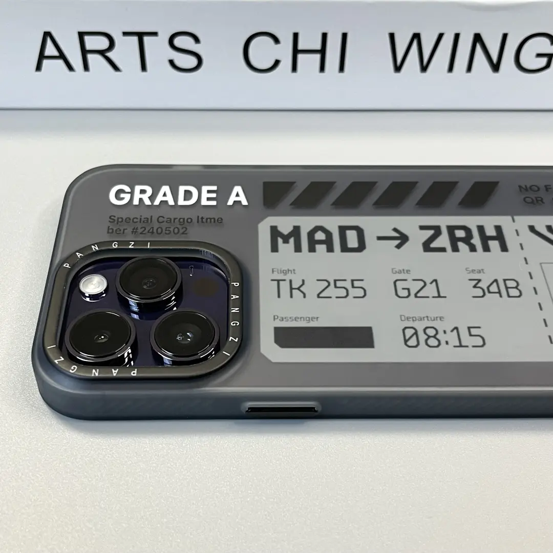 ✈️ Boarding Pass iPhone Case – Travel in Style! 🌍